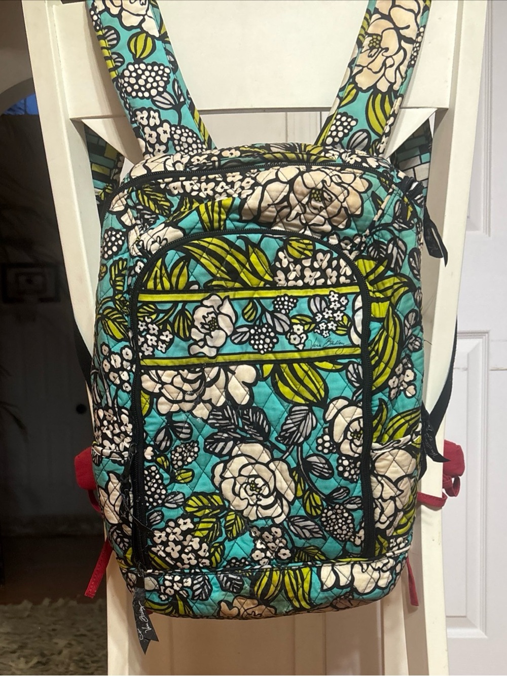Vera Bradley Island Bloom Backpack Bag GUC